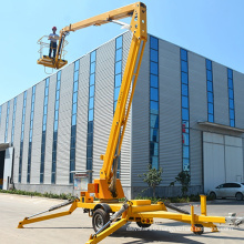 Custom diesel engine hydraulic towable boom lifts for tree work